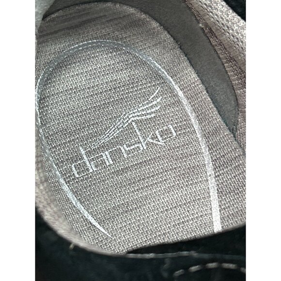 Dansko Womens Black Athletic Walking Shoes Size 9 EU39 Mesh & Suede Upper Comfor - Picture 6 of 10
